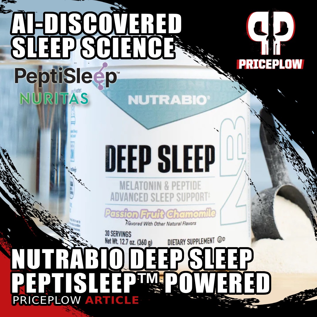 Price Plow | NutraBio Deep Sleep: Peptide-Powered Sleep Aid Using PeptiSleep™