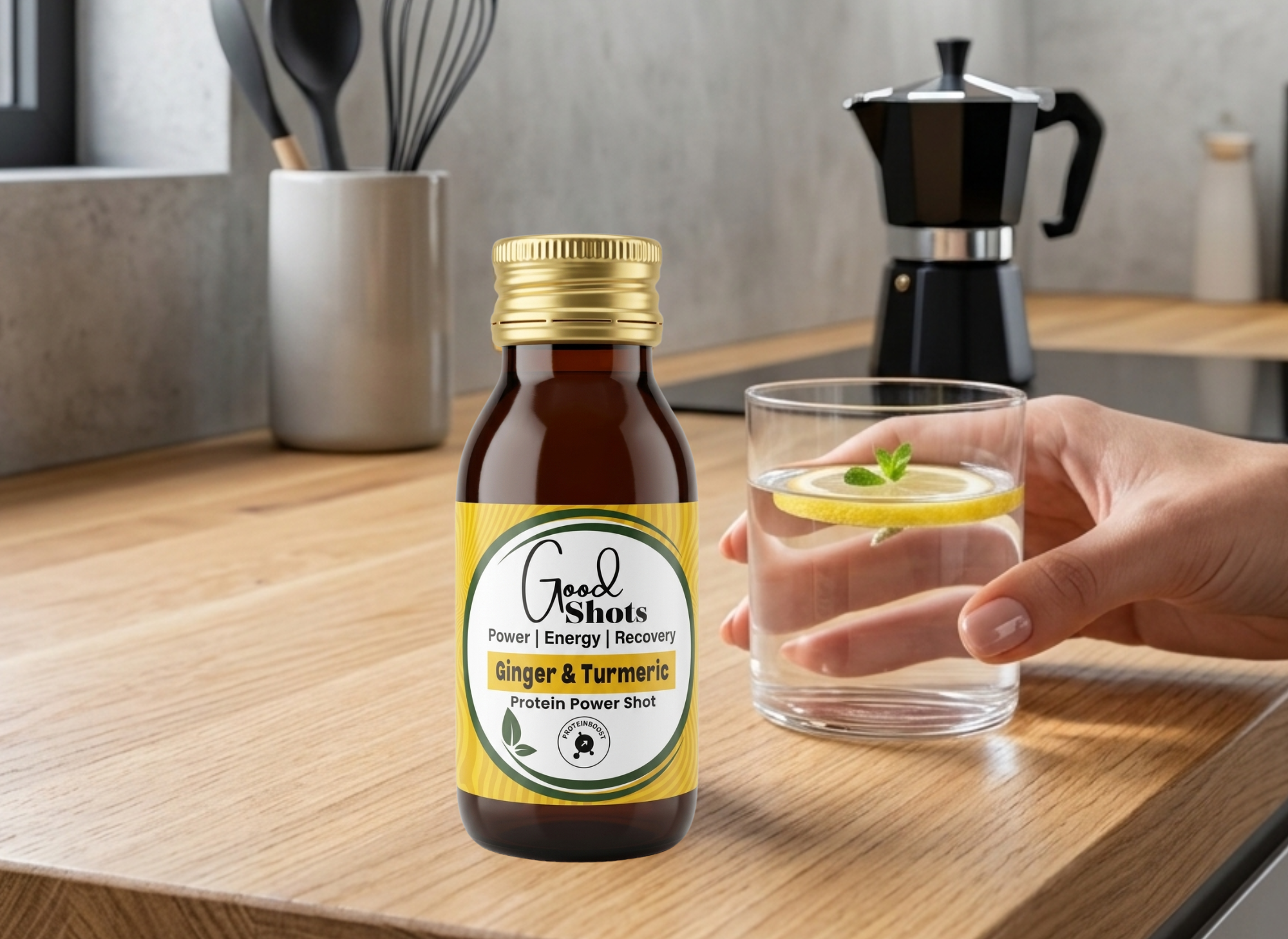 Good Shots Launches UK’s First Ginger & Turmeric PeptiStrong Shot